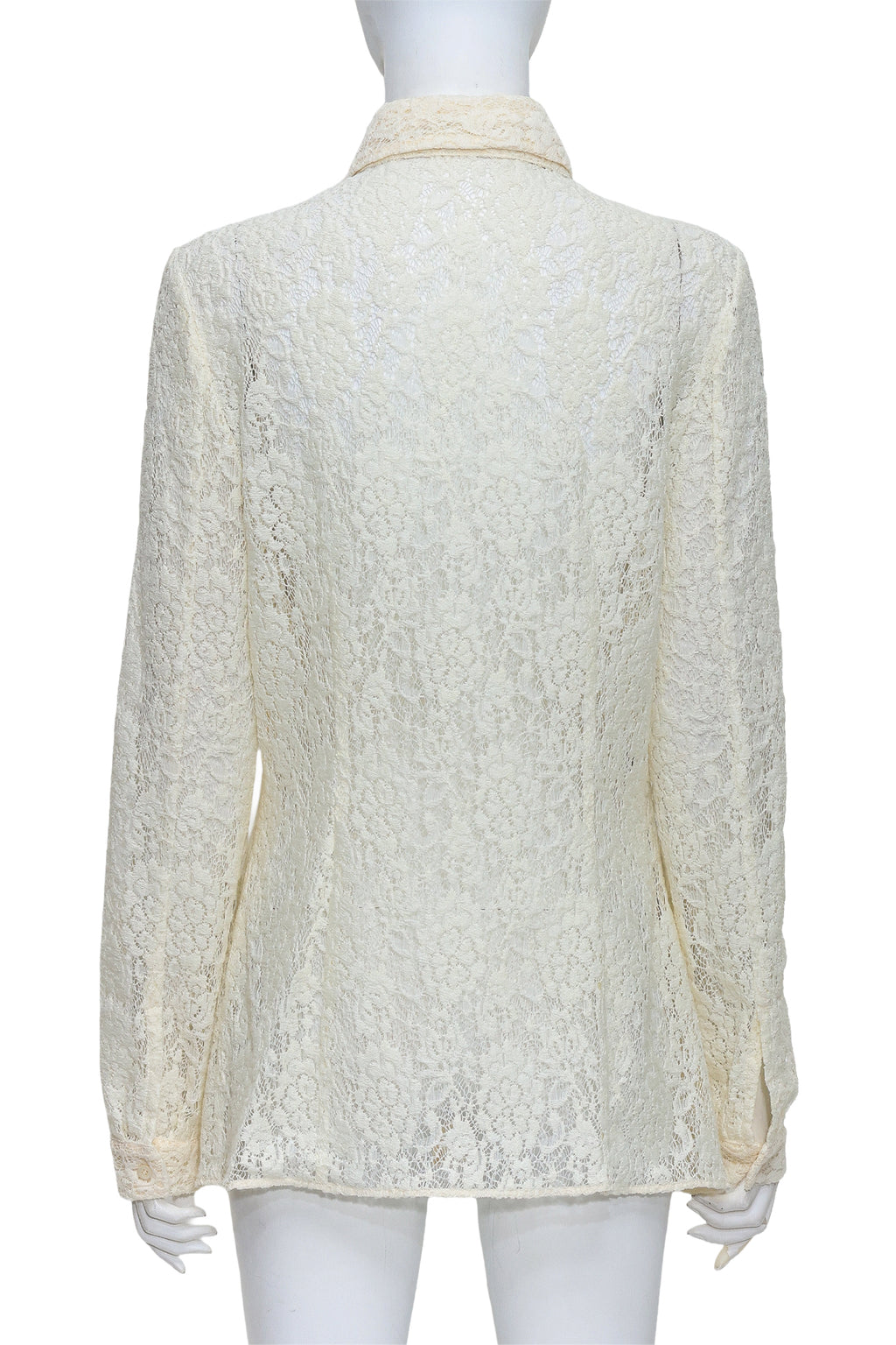 PRADA - A WHITE LACE BLOUSE