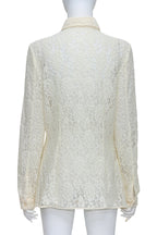 PRADA - A WHITE LACE BLOUSE
