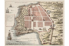 A GROUP OF THREE ENGRAVINGS OF INDIAN TOWNS AND FORTS, JOHAN NIEUHOFF, 1732