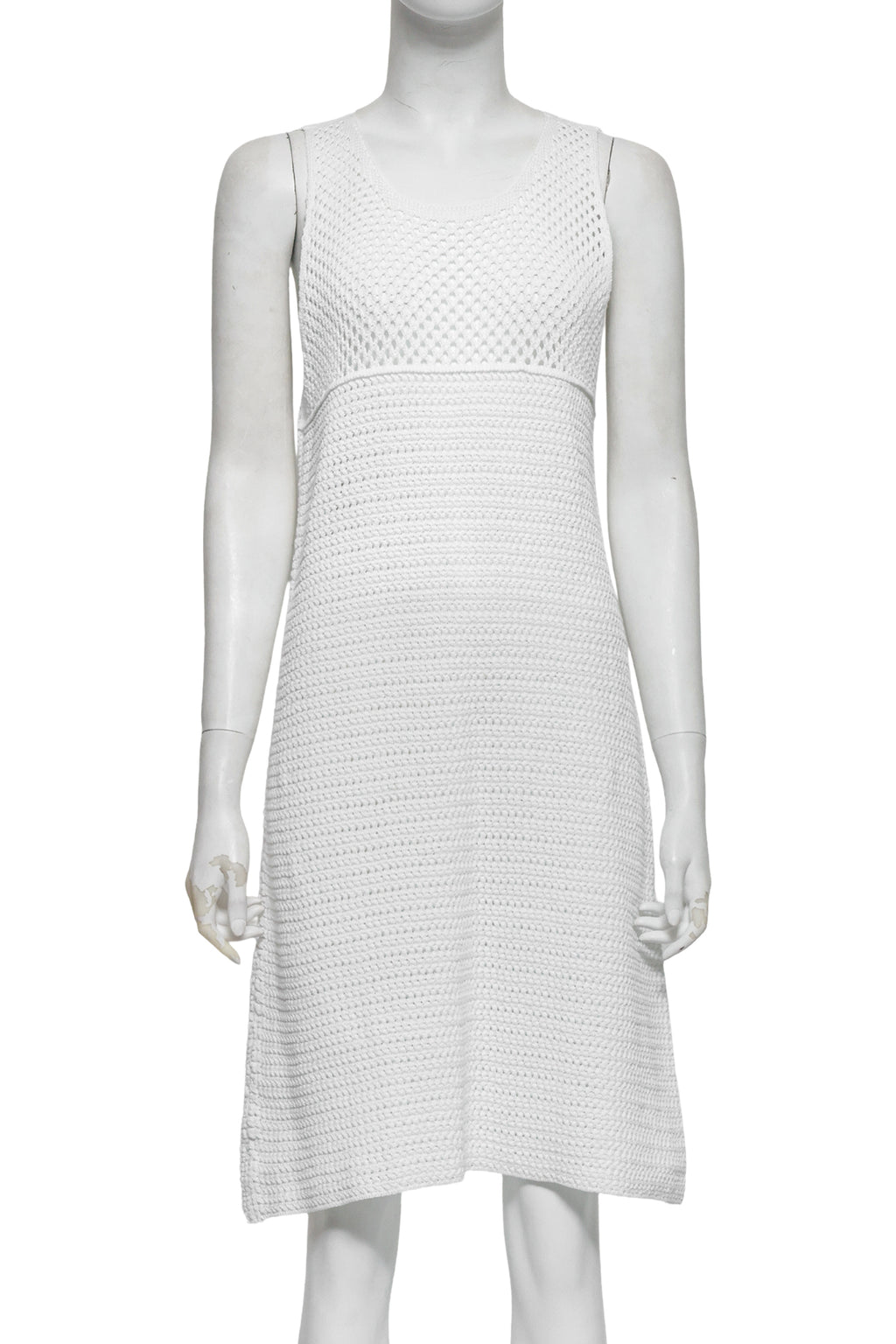 PRADA - A KNITTED SLEEVELESS MINI DRESS