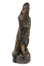 A LARGE SHIWAN POTTERY FIGURE OF ZHONG HUI