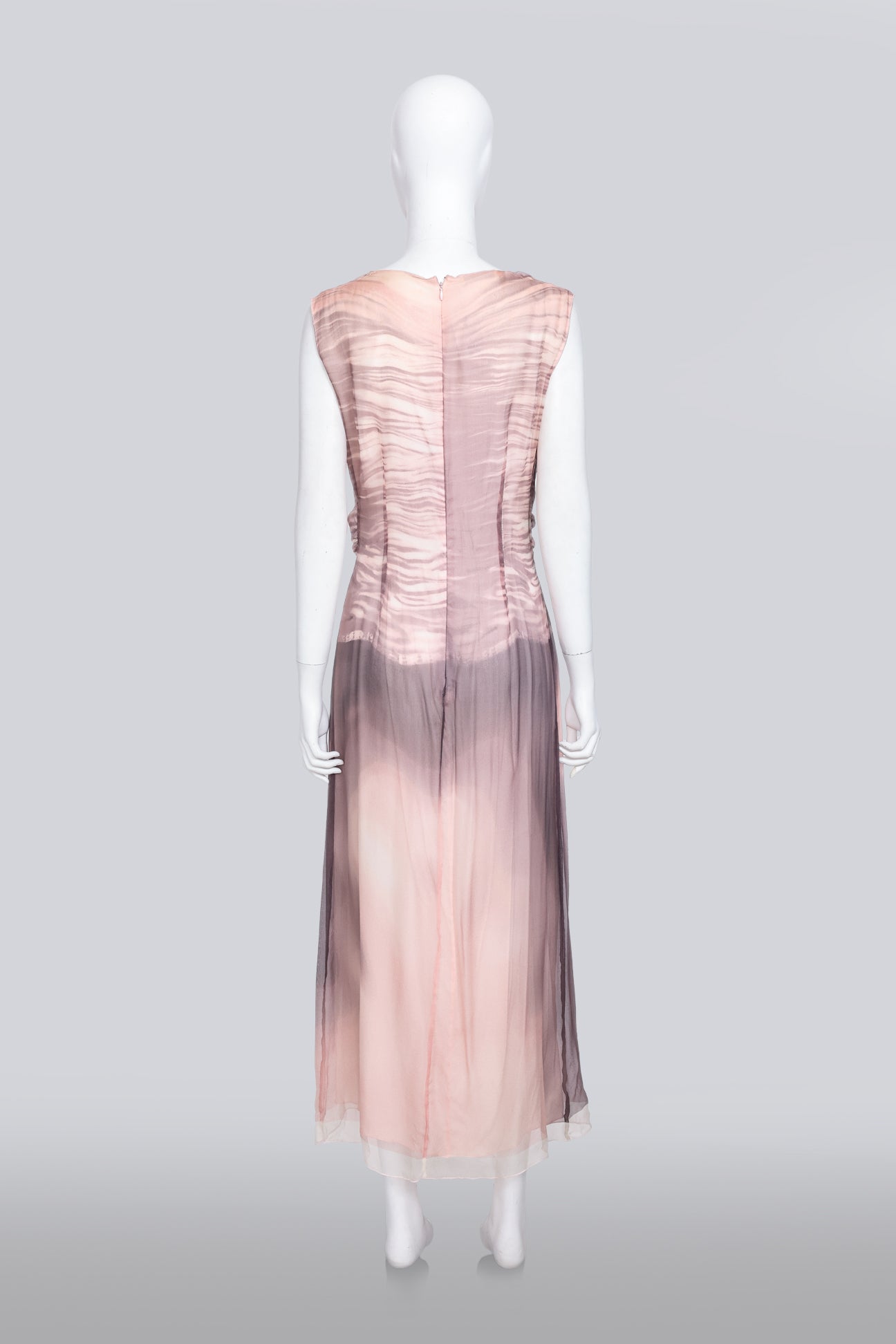PRADA - A TROMPE L'OEIL 'WET EFFECT' DRESS