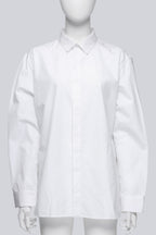 HAIDER ACKERMANN - A WHITE BUTTON UP DRESS SHIRT