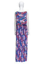 MAX & CO - A SLEEVELESS FLORAL PRINT MAXI DRESS