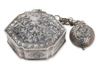 TWO SILVER 'CHELPA' SIREH & LIME BOXES