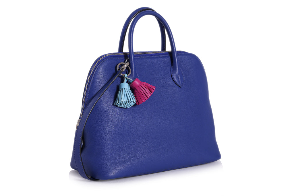 AN HERMÈS ELECTRIC BLUE BOLIDE 1923 30