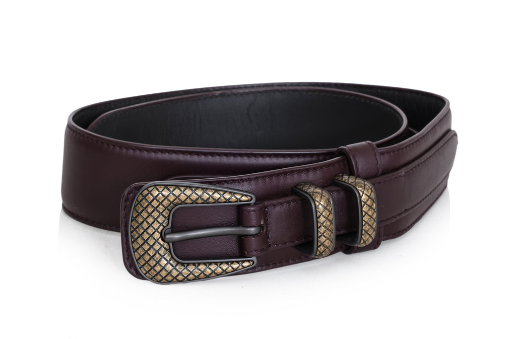 BOTTEGA VENETA - A LEATHER BELT
