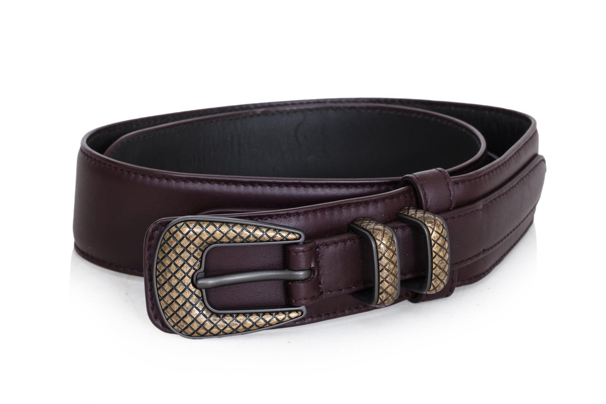 BOTTEGA VENETA - A LEATHER BELT