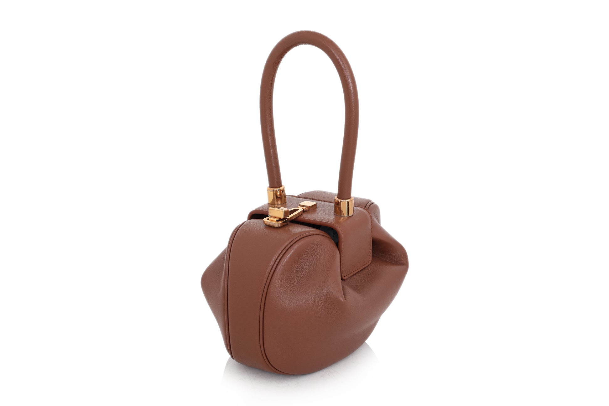 GABRIELA HEARST – A COGNAC LEATHER ‘NINA’ BAG