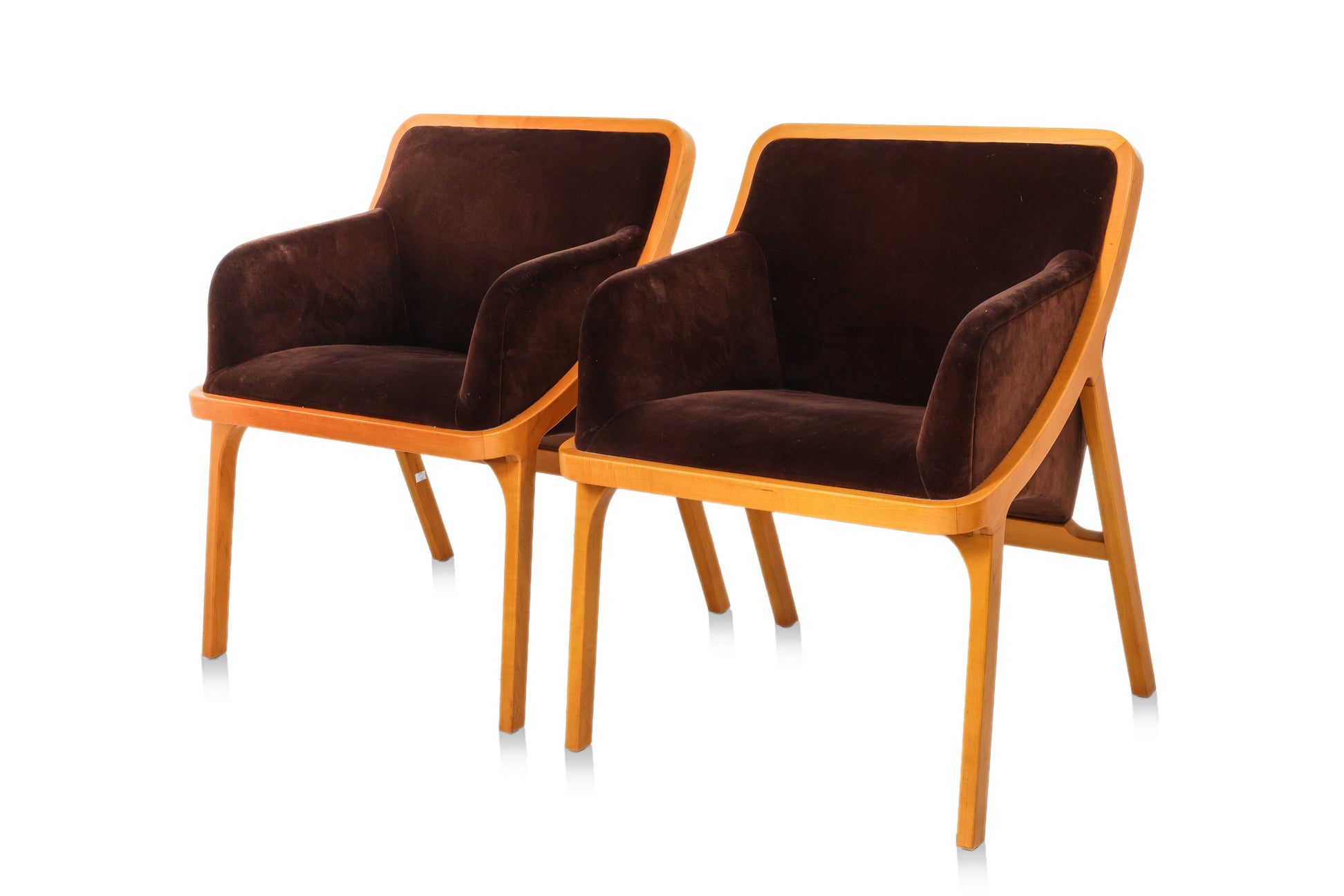 A PAIR OF HBF C-COLLECTION ARMCHAIRS