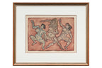 ATT. TO PIT MORELL (GERMAN B.1939) - THREE DANCING FEMALE FIGURES