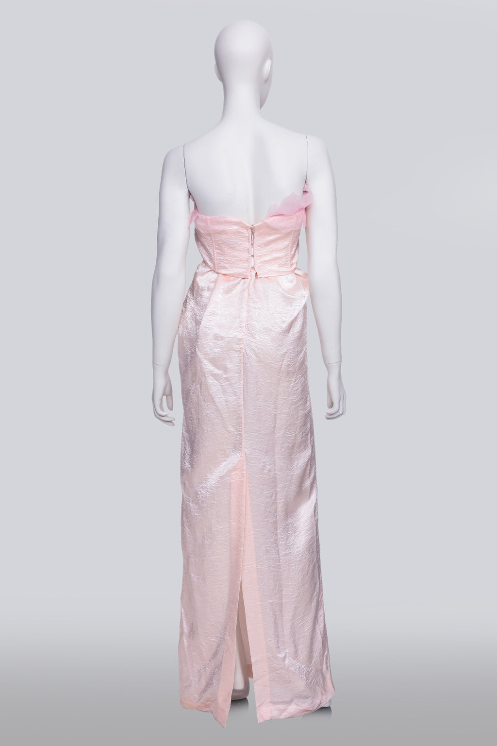 ANNA OCTOBER - A PINK 'CRINKLED DRESS'