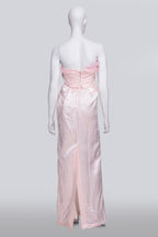 ANNA OCTOBER - A PINK 'CRINKLED DRESS'