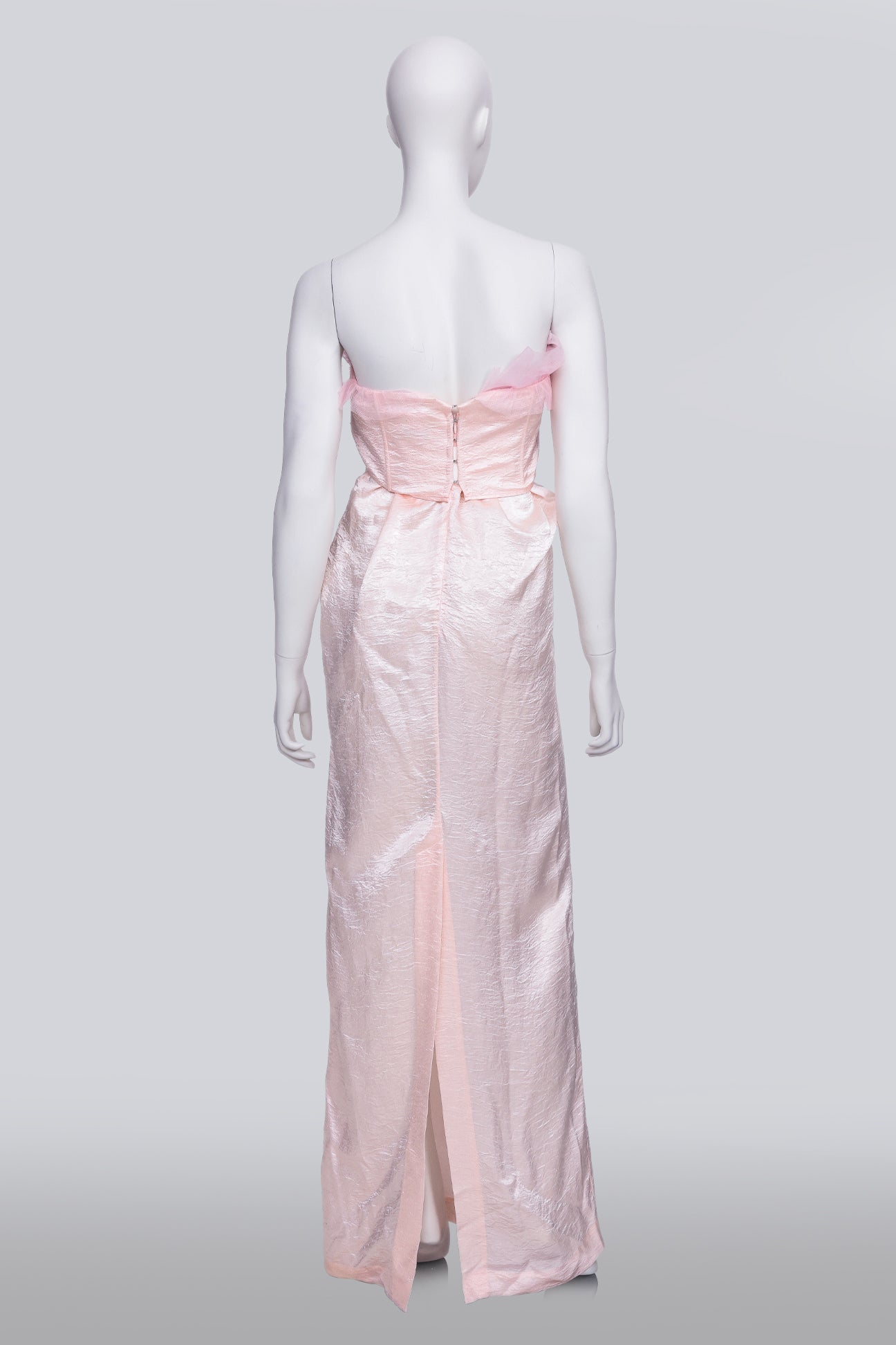 ANNA OCTOBER - A PINK 'CRINKLED DRESS'