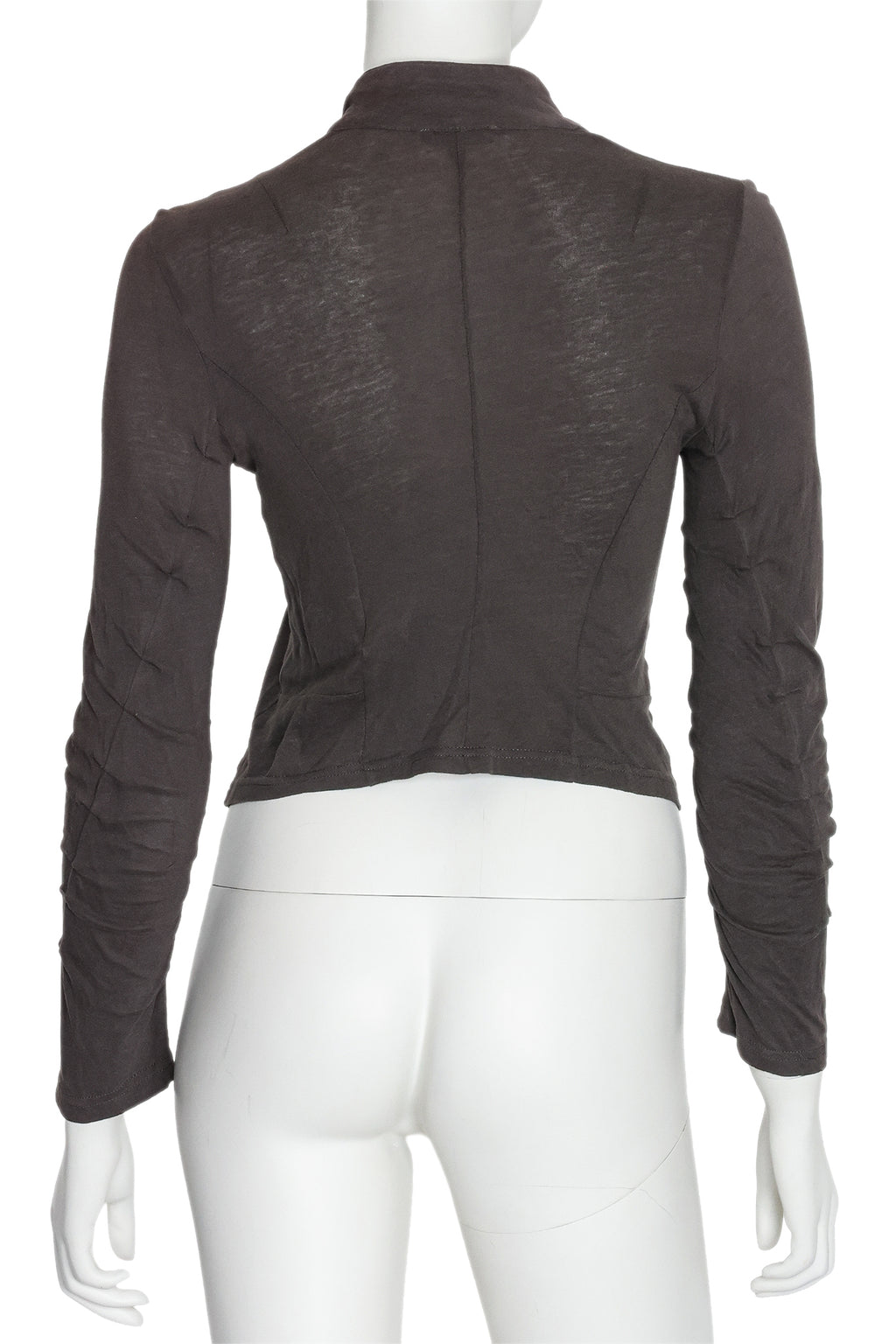 ANN DEMEULEMEESTER - AN ASYMMETRICAL BUTTONED JACKET