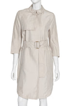 CALVIN KLEIN COLLECTION - A BELTED TRENCH COAT