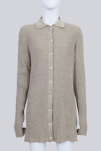 THE ROW - A CREAM 'CALLISTO' KNIT TOP