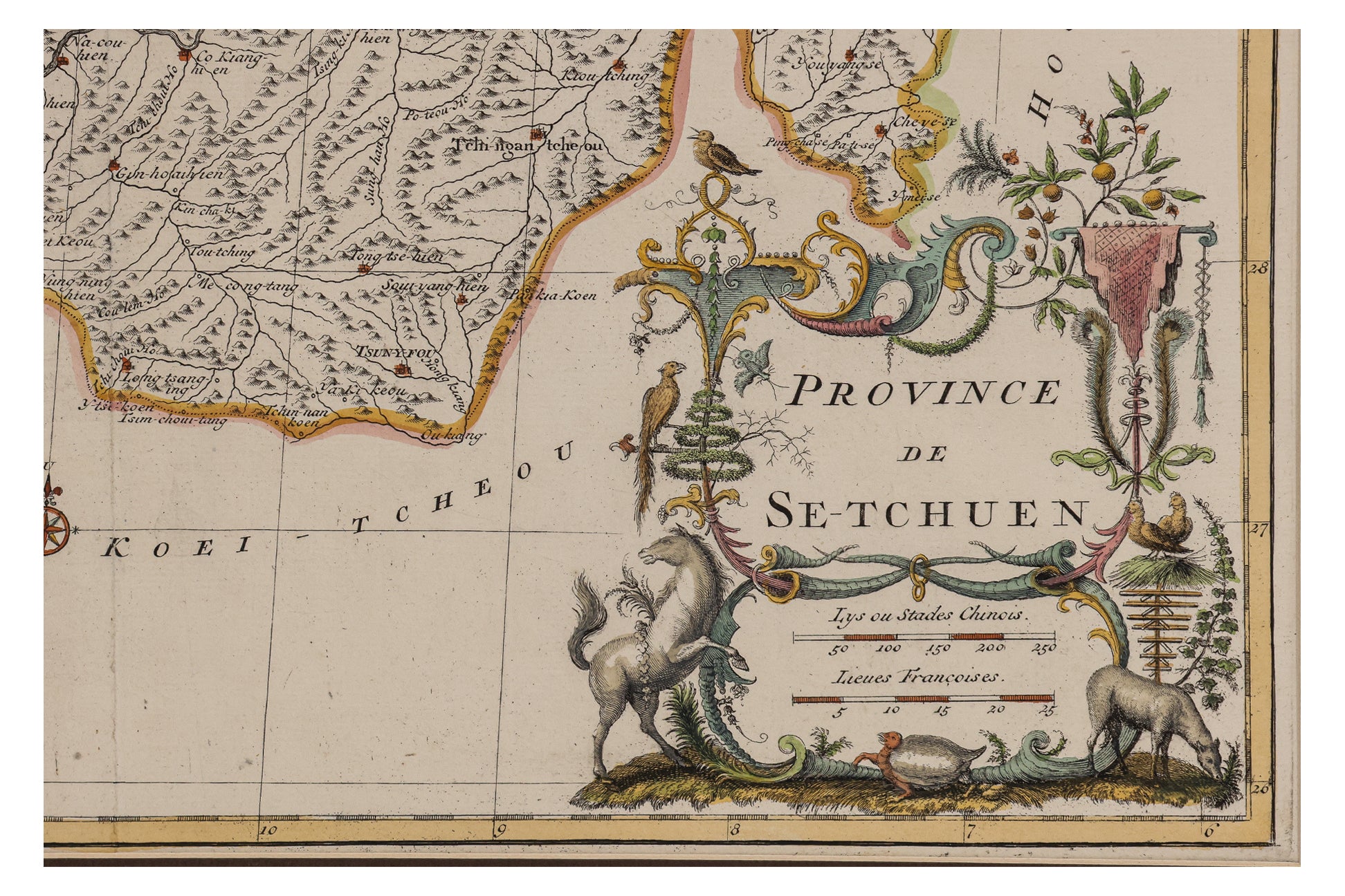 PROVINCE DE SE-TCHEUN, JEAN D'ANVILLE, 1737