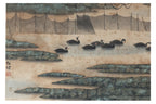 UNATTRIBUTED ASIAN SCHOOL (XX) - DUCKS IN POND