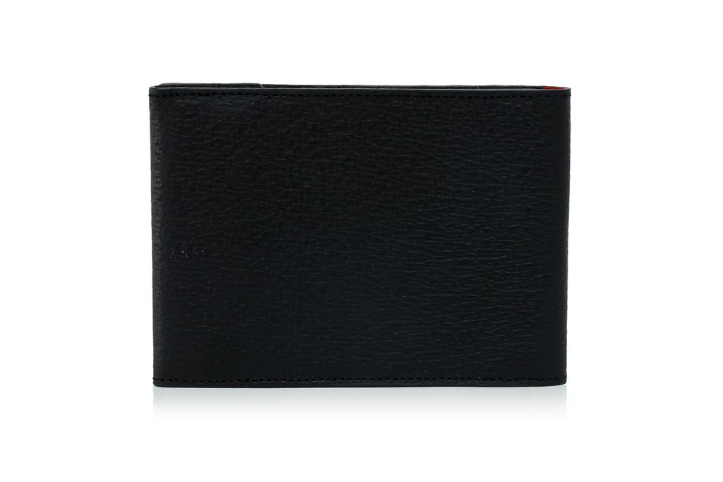 PAUL SMITH - A BLACK LEATHER BIFOLD WALLET