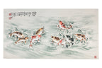 CI JINGXIANG (CHINESE, 1906-2007) - KOI FISH IN POND (1995)