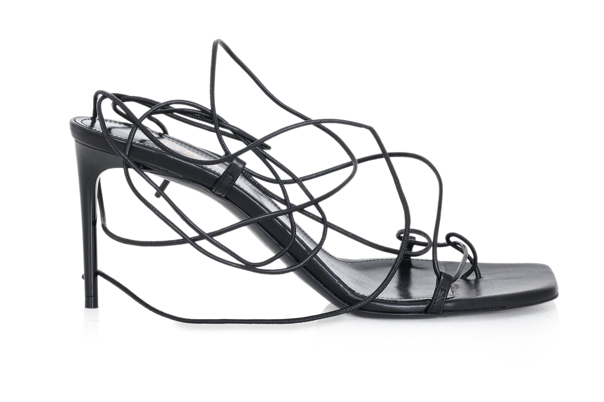 SAINT LAURENT - A PAIR OF NAPPA 'HAWAII' HEELS