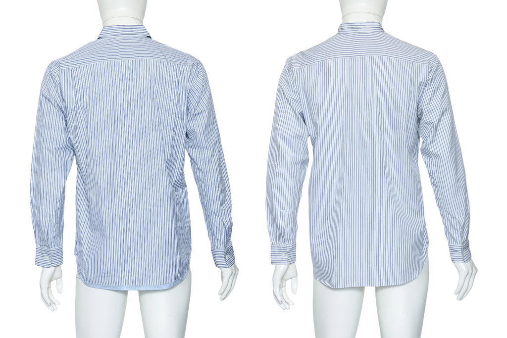 COMME DES GARCONS SHIRT - TWO  STRIPED BUTTON UP SHIRTS