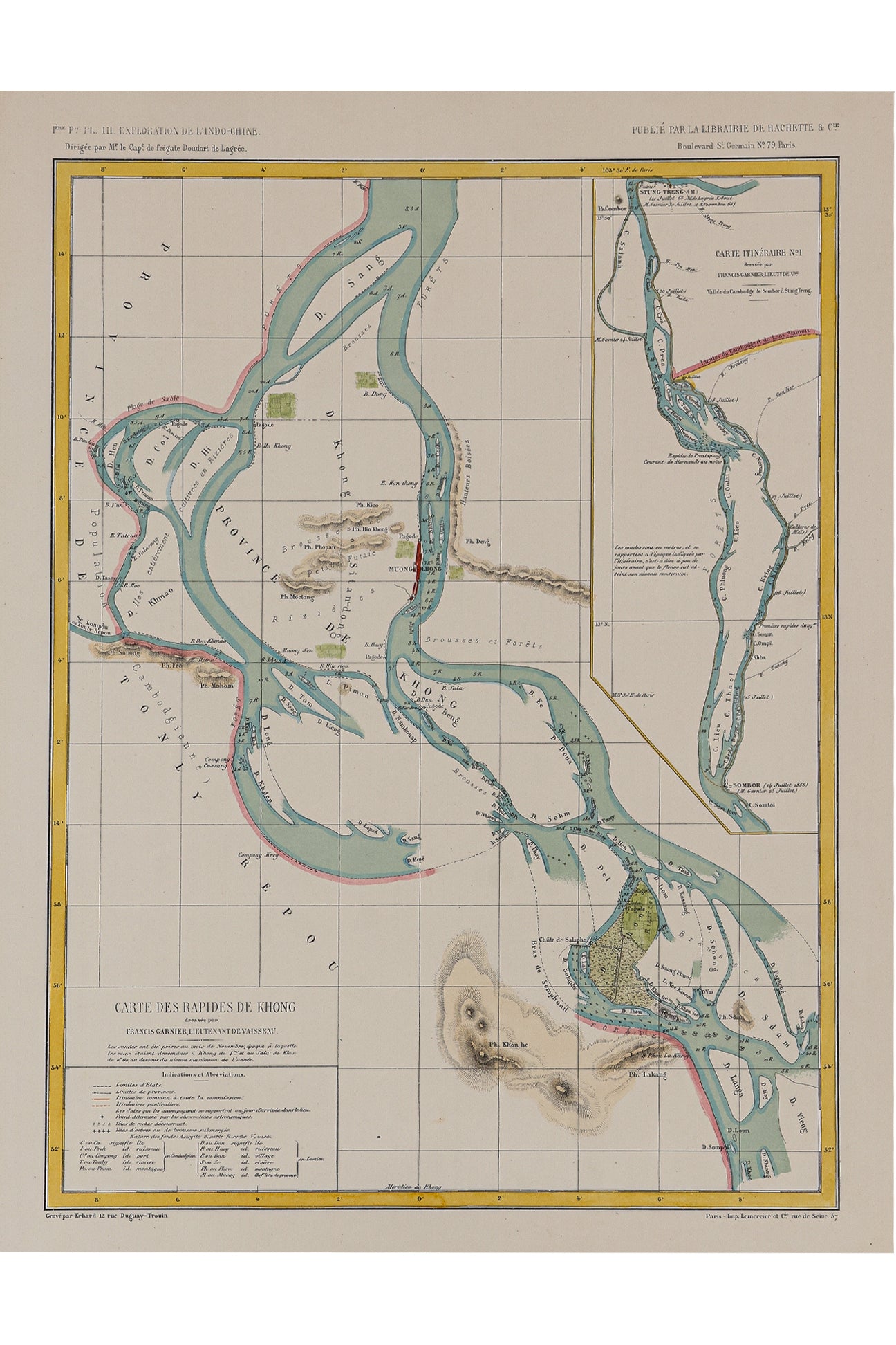 A GROUP OF FIVE VIEWS OF INDOCHINA, LOUIS DELAPORTE, 1873