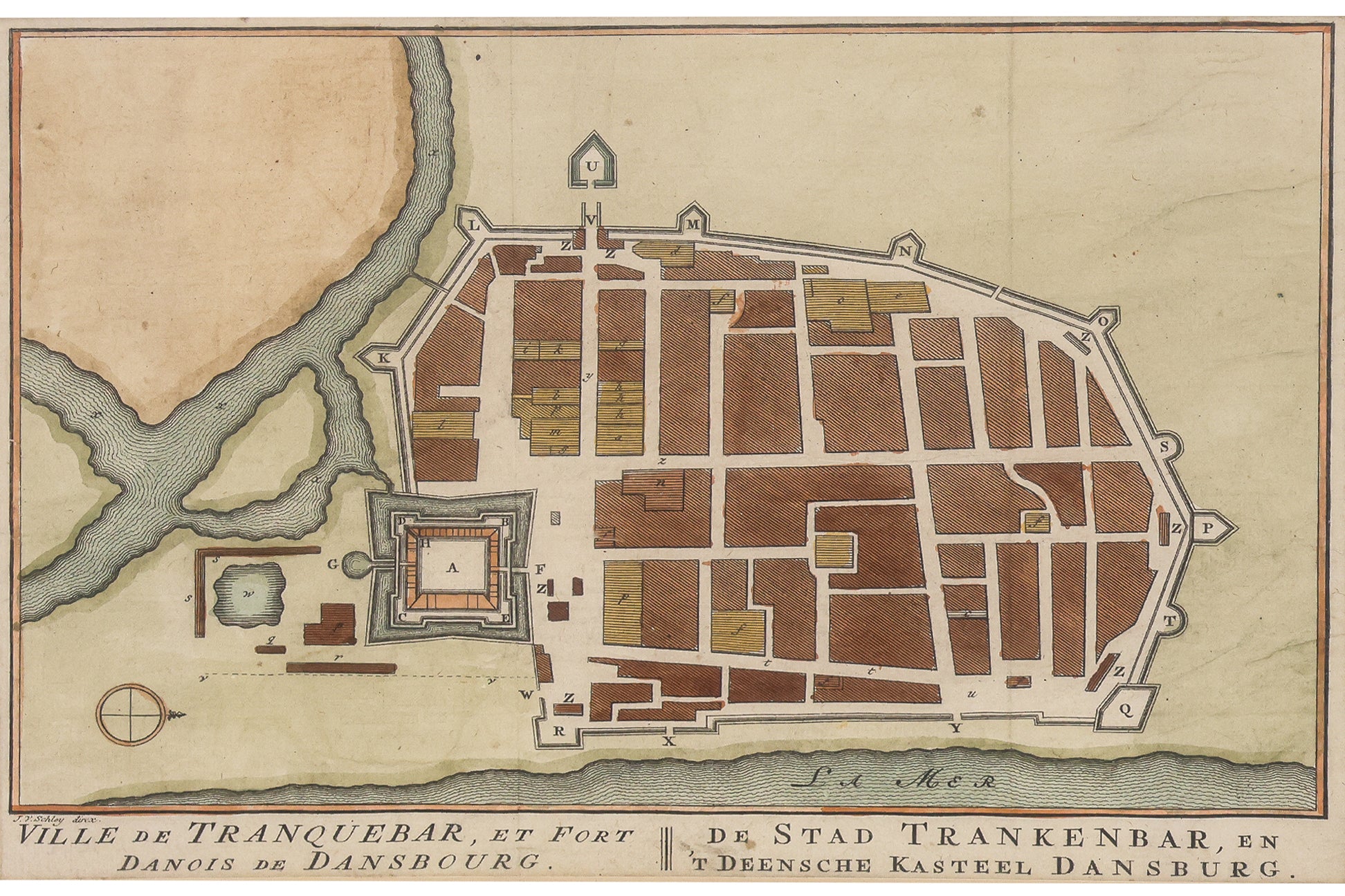 A GROUP OF THREE MAPS OF INDIAN FORTS AND TOWNS, ABBE PREVOST, C. 1746-1780