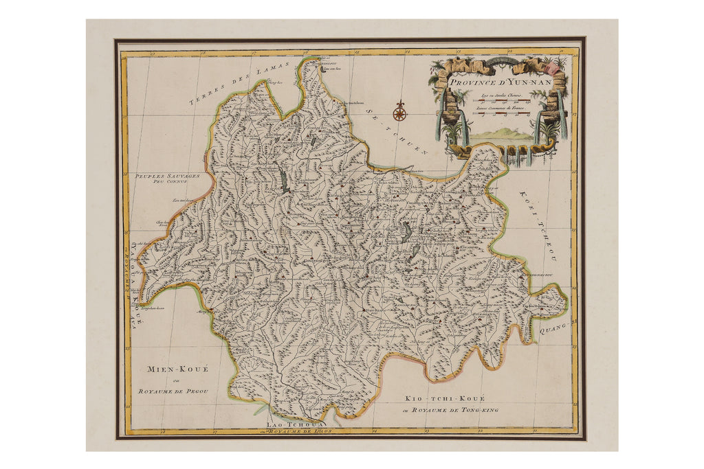 PROVINCE D'YUNNAN, JEAN D'ANVILLE, 1737