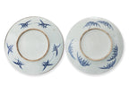 TWO BLUE AND WHITE PORCELAIN CHARGERS
