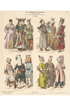 A GROUP OF FOUR COSTUME ENGRAVINGS, 1905