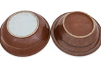 TWO LARGE BLUE AND WHITE 'SWEET PEA' BOWLS
