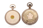 TWO ELGIN GOLD PLATED POCKET WATCHES