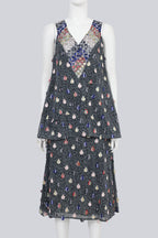 MARCO DE VINCENZO - A GREY SET WITH MULTICOLORED SEWN IN TABS