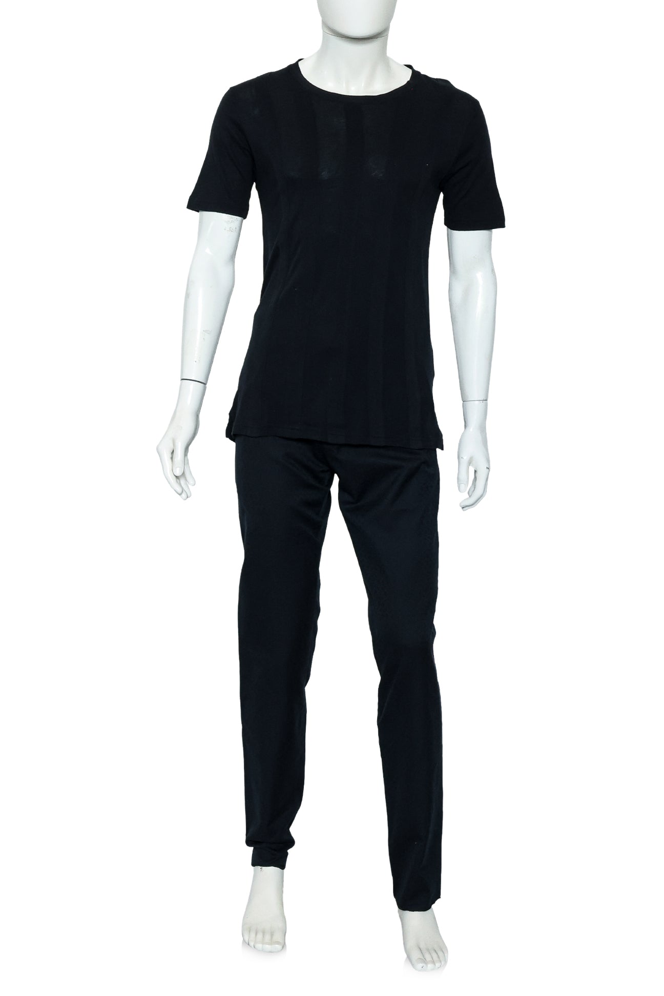 ANN DEMEULEMEESTER - A BLACK/NAVY ENSEMBLE