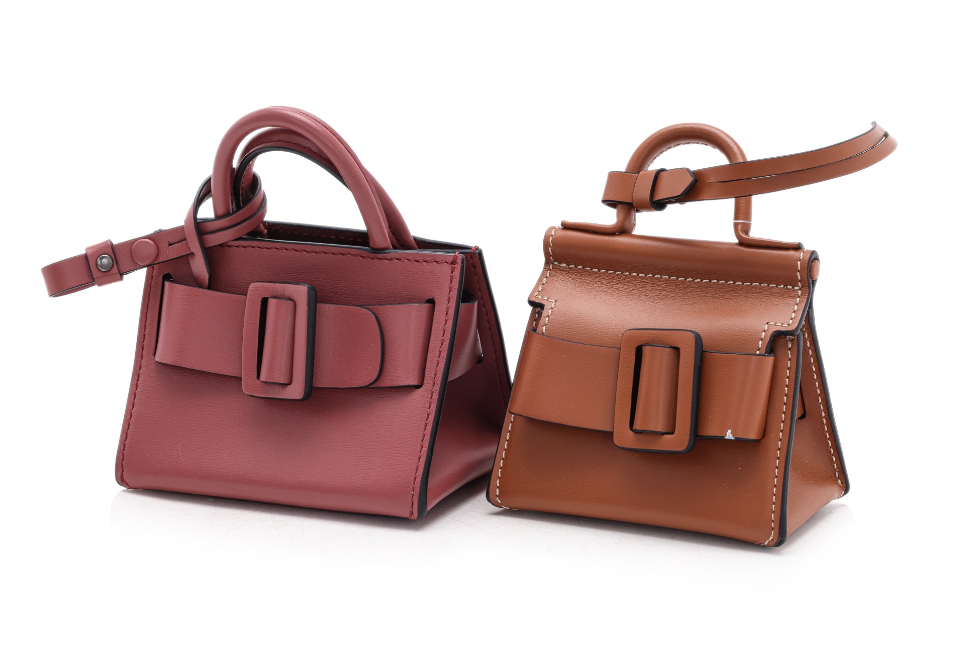 BOYY - A PAIR OF MINI LEATHER BAG CHARMS