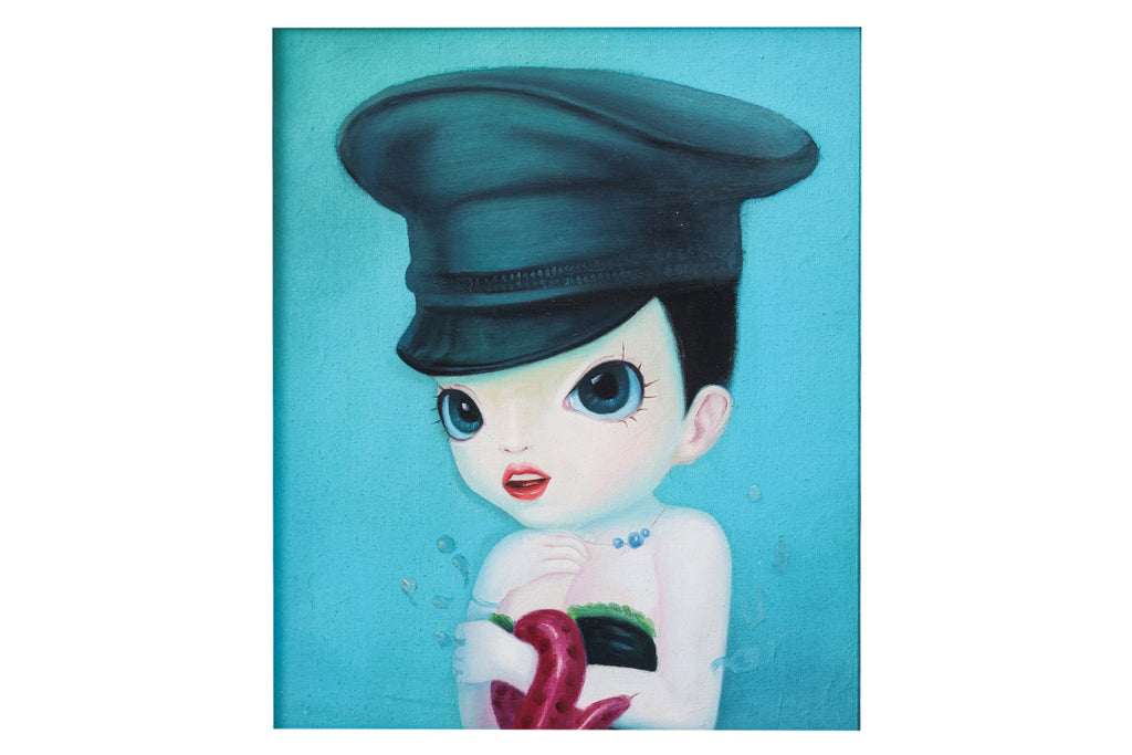 THREE CHINESE CONTEMPORARY STYLE PAINTINGS