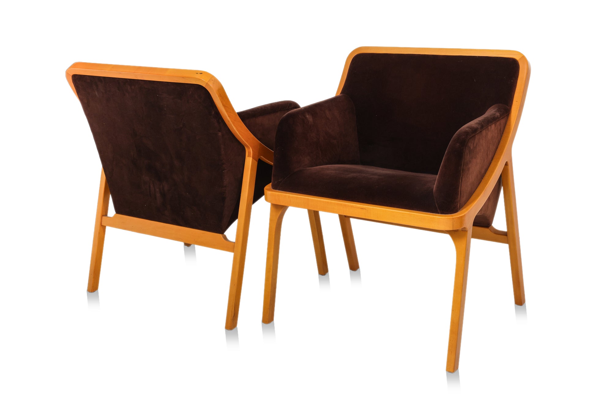 A PAIR OF HBF C-COLLECTION ARMCHAIRS