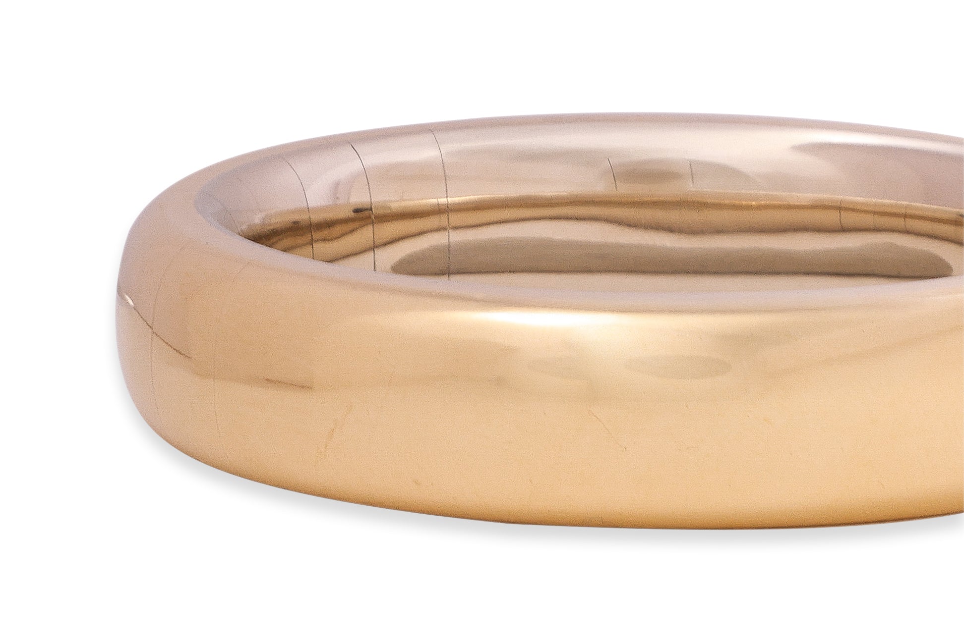 A LARGE GOLD BANGLE BY POMELLATO