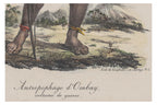 THREE HAND-COLOURED ETHNOGRAPHIC ENGRAVINGS, J ARAGO, 1842