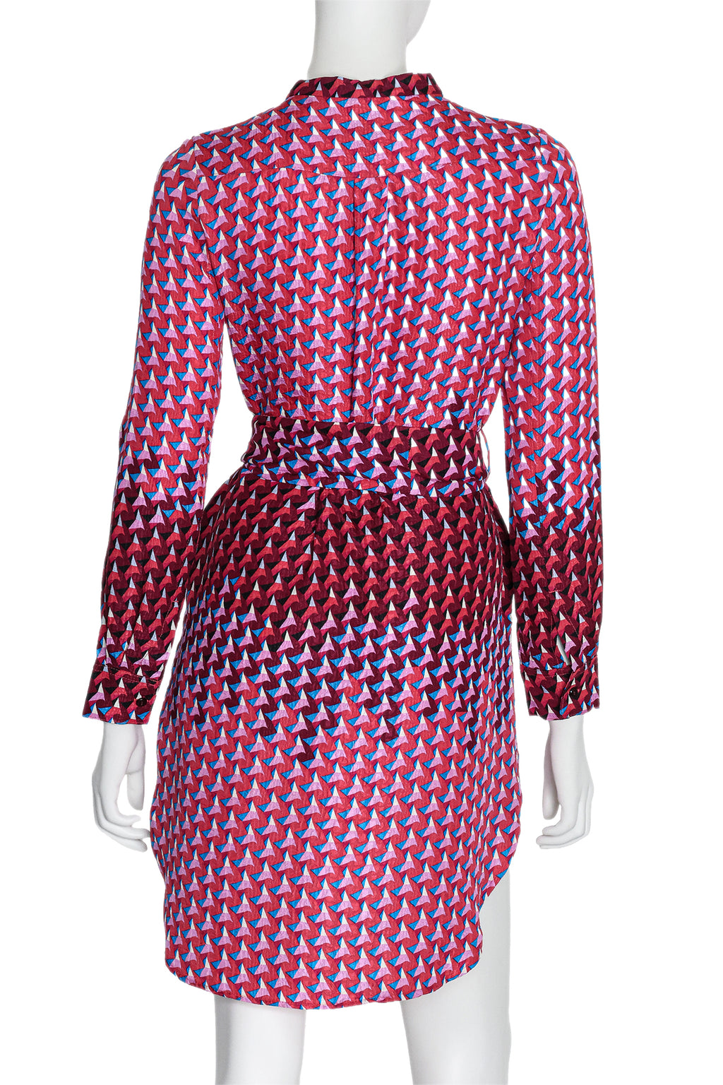 MARC BY MARC JACOBS - A GEOMETRIC PRINT SILK DRESS