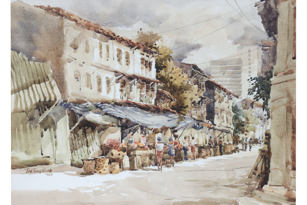 TOH TENG QUAN (SINGAPOREAN, XX) - STREET SCENE, 1988