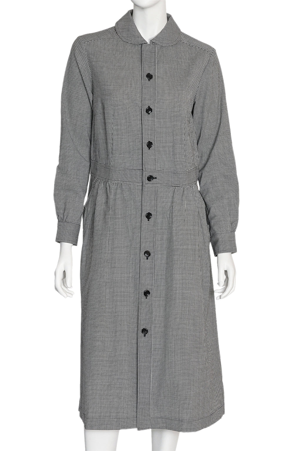COMME DES GARÇONS - A WOOLLEN HOUNDSTOOTH COAT