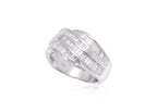 A HIGH KARAT GOLD DIAMOND RING