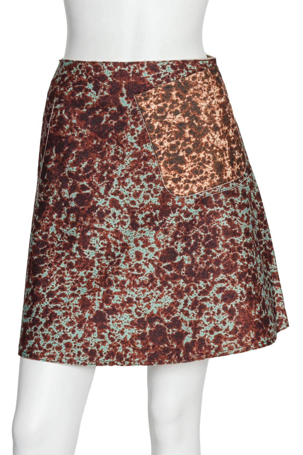 CARVEN - A RUST PRINT SKIRT