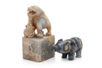 TWO CHINESE JADE CARVINGS