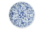TWO BLUE AND WHITE PORCELAIN DISHES