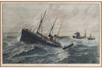 TWO ANTIQUE NAUTICAL ENGRAVINGS