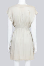 TOMAS MAIER - A LIGHT GREY CINCH DRESS